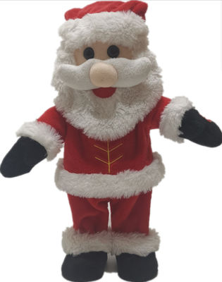 danse musicale Santa Claus Repeating Function de jouets de peluche de Noël de 36cm 14.17in