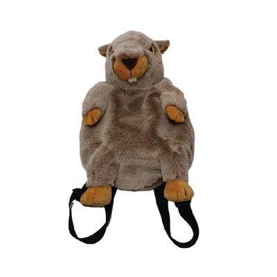 35cm Marmot ont bourré Toy Backpack Memorial Gift Realistic