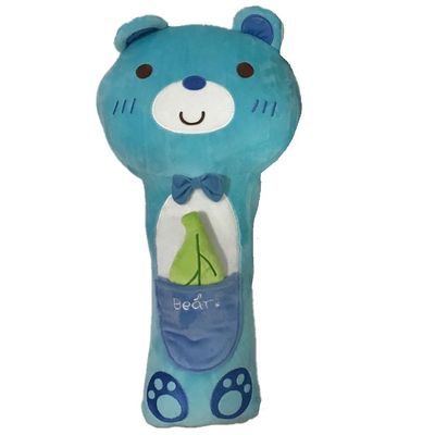 Le jouet bleu mignon de Toy Soft Comfortable Car Pillow de coussin d'ours de peluche de 45 cm pour détendent