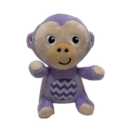 Cadeau de peluche de 15CM Fisher Price Plush Purple Monkey pour des enfants