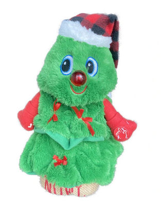 Lumières de Santa Tree Plush Toy With de Noël