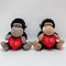 Peluche Toy Gorilla With Red Heart Item avec l'audit de BSCI