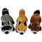 3 jouets de peluche d'animal familier d'écureuil d'ASSTD 33cm