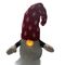 52cm batteries de Toy Gnome Stuffed Animal Toy 3A de peluche de Noël LED de 20,47 pouces