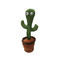 Enregistrement répétant la peluche Toy Customized de cactus de chant de danse