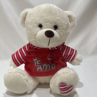 25 cm Teddy Bear avec la Saint-Valentin de Toy Cute Plush Item For de peluche de vêtements