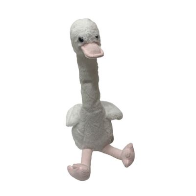 35cm Duck Plush Toy Recording Speaking blanc tout en tordant le cou