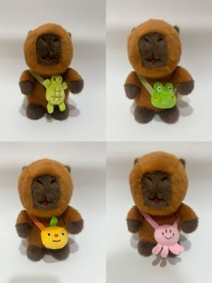 Parler et déplacer le capybara avec un jouet électronique en peluche sacoche différent, le meilleur cadeau pour enfants