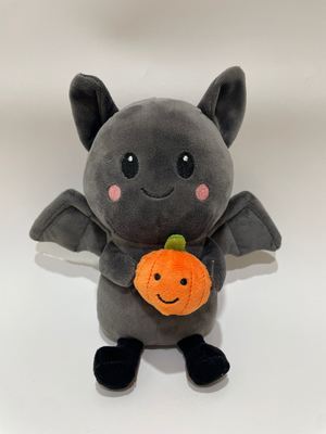 7 pièces de chauve-souris avec jouets en peluche de citrouille, animaux de compagnie pour enfants et décoration de la maison