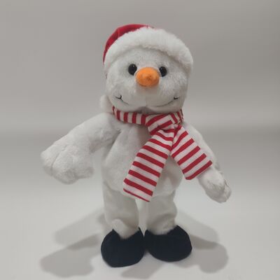 Jouet en peluche pour le bonhomme de neige de Noël