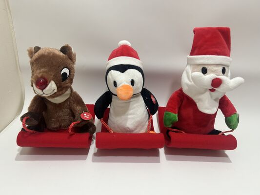 3 fauteuils à bascule avec mouvement vers l'avant et l'arrière et musique