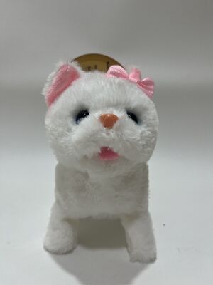 Peluche personnalisée mignonne de chat qui marche électronique