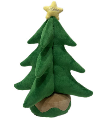 échelle s'élevante Santa Claus de peluche électrique d'arbre de Noël de peluche de 35cm 13.8in