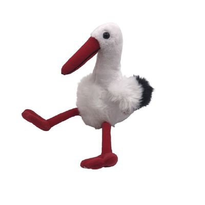 Répétition de la peluche de enregistrement Toy Moving White Stork