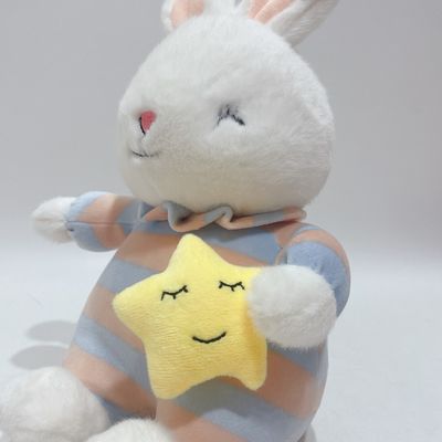 Belle peluche animale se reposante Toy For Kids de lapin de 23CM
