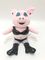 Peluche réaliste de porc de bébé porcine - jouet de peluche de porcelet