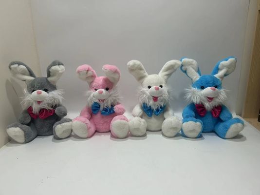 Chantez et PLA Bunny Stuffed Animal Plush Toy, pour anniversaire ou fête de naissance du ′ s de bébé le premier, nourrisson