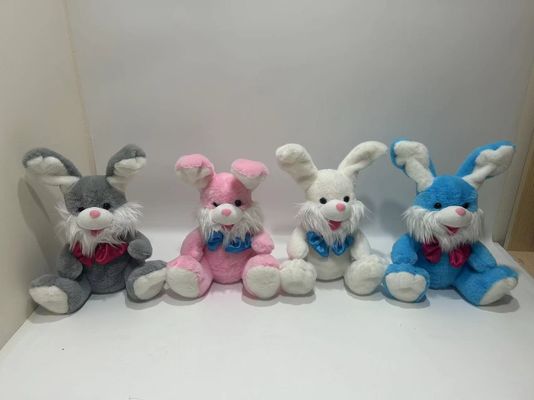 Chantez et PLA Bunny Stuffed Animal Plush Toy, pour anniversaire ou fête de naissance du ′ s de bébé le premier, nourrisson