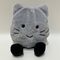 Norme de nouvelle Hotties UE Microwavable de peluche Grey Cat Toy French Lavender Scent Heated Warmies et de congélateur de 2023