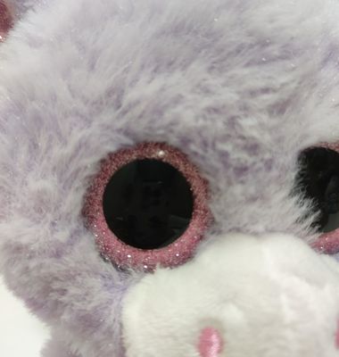 Dessin de chat dinosaure aux grands yeux imprimé jouet en peluche électrique enregistreur fonction de parole