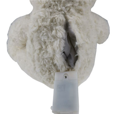Vente à chaud Lumière LED Animal fourré Coloré Brillant Plush Teddy Bear Projection Lumière berceau Plush Teddy Bear