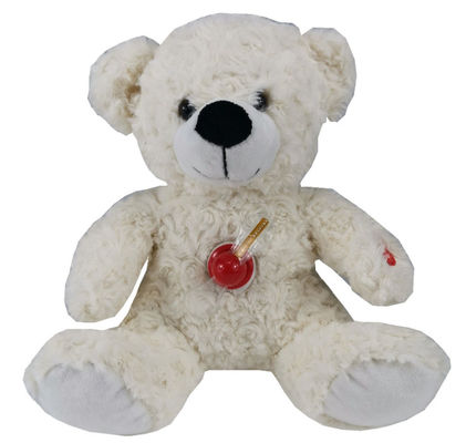 Vente à chaud Lumière LED Animal fourré Coloré Brillant Plush Teddy Bear Projection Lumière berceau Plush Teddy Bear