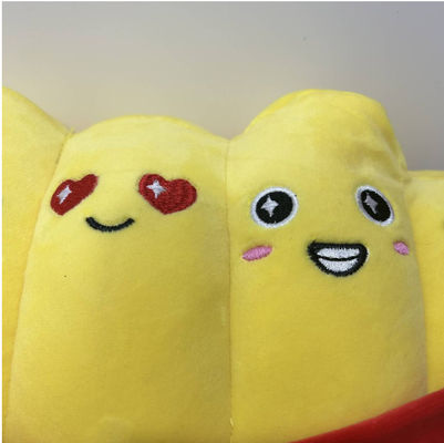 Frites émotionnelles 35cm mignonne soutien oreiller coussin décoration de la maison jouet en peluche