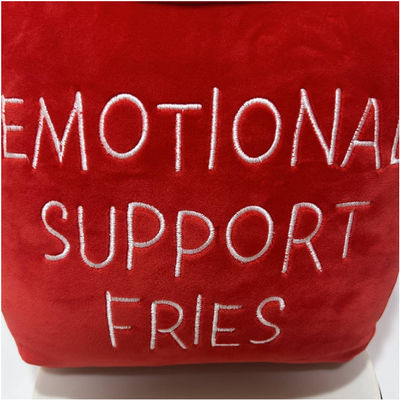 Frites émotionnelles 35cm mignonne soutien oreiller coussin décoration de la maison jouet en peluche