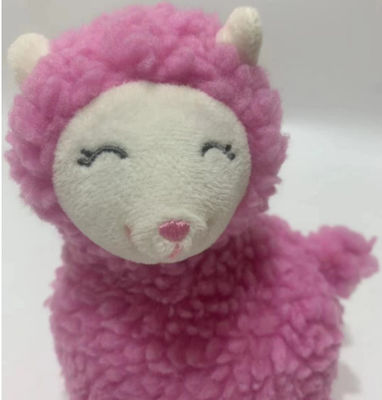 Enregistrement et répétition du logo personnalisé Plush Animation Animal Baby Toy Stuffed Llama Toy