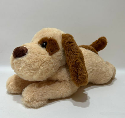 Chiot en peluche confortable et en laine avec fonction de musique d'éclairage