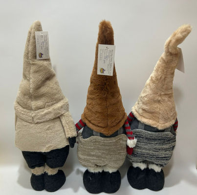 60cm Père Noël Noël Plush Jouet Décoration de Noël Ornements Thanksgiving Donner des cadeaux