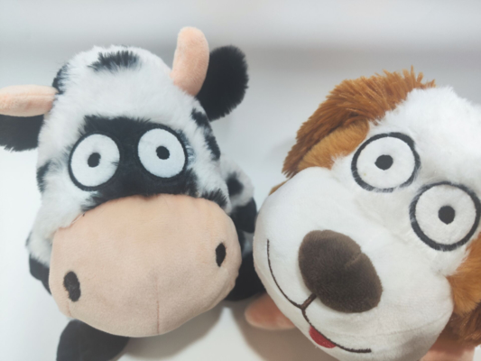3ASSD Rire fort Fait des bruits étranges et se balancer Corps emballé Animal fou Plush Jouet jouets drôles