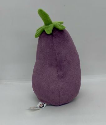 Jouet en peluche pour enregistrement d'aubergines violettes en matière de peluche et en coton 100% PP