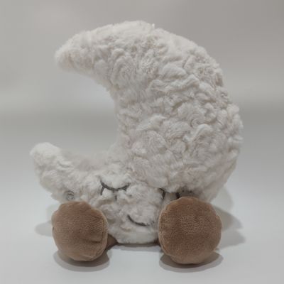 Jouet de lune dormante en peluche avec effet respiratoire et lumière LED pour enfants