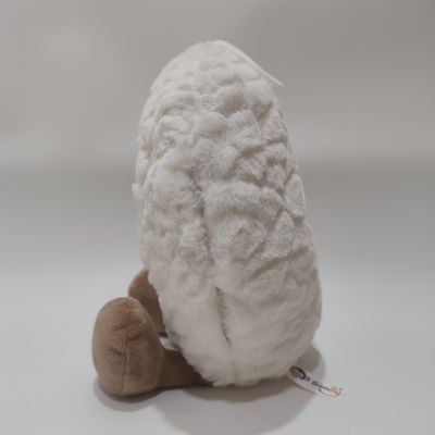 Jouet de lune dormante en peluche avec effet respiratoire et lumière LED pour enfants