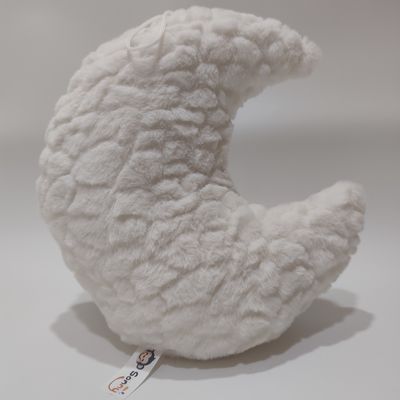 Jouet de lune dormante en peluche avec effet respiratoire et lumière LED pour enfants