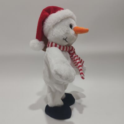 Jouet en peluche pour le bonhomme de neige de Noël