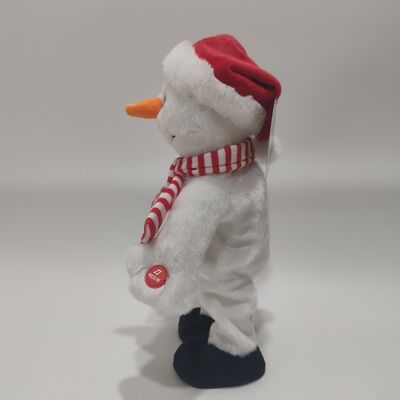 Jouet en peluche pour le bonhomme de neige de Noël