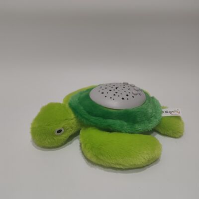 Le projecteur de tortue en peluche
