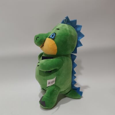 Peluche dinosaure debout, vert, super doux, 30 cm