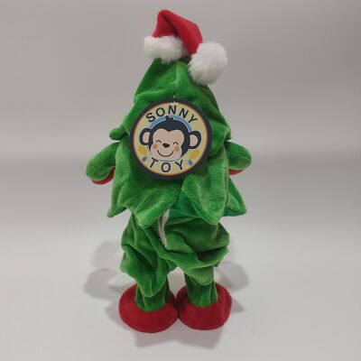 Arbre de Noël chantant et dansant avec musique et mouvement