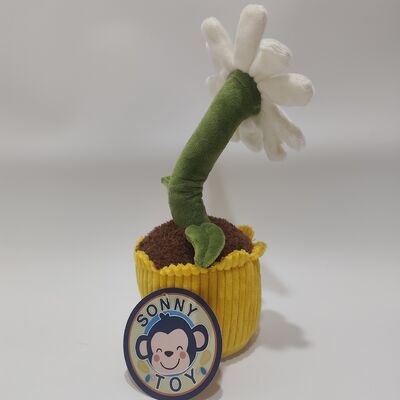 Jouet en peluche Daisy enregistreur et rouleur