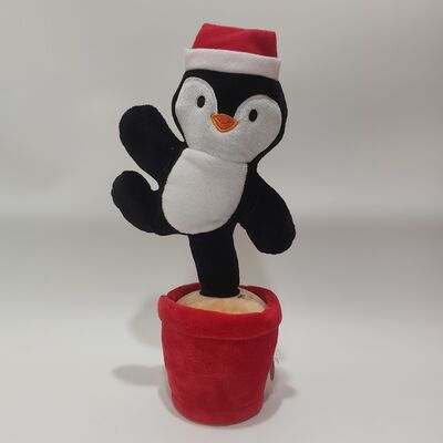 Série de Noël chantant et dansant Père Noël Homme pain d'épice Arbre de Noël Pingouins Elche