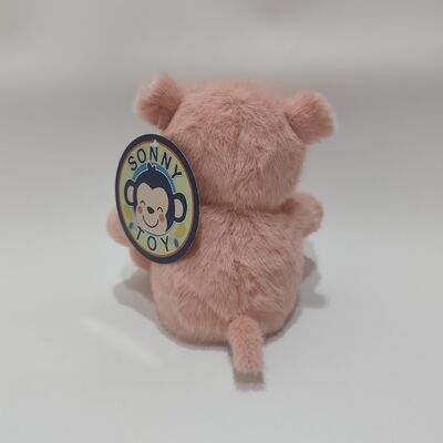 Un hippopotame qui parle doux et caressé, animal de peluche, à vendre