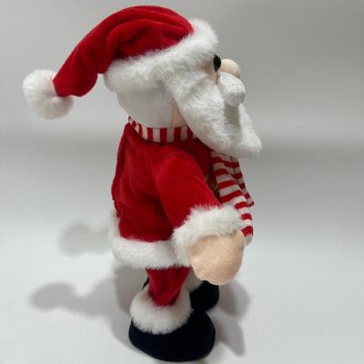 Peluche Père Noël chantant et dansant avec musique