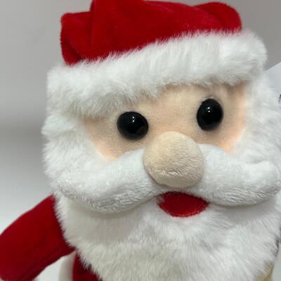 Peluche Père Noël chantant et dansant avec musique