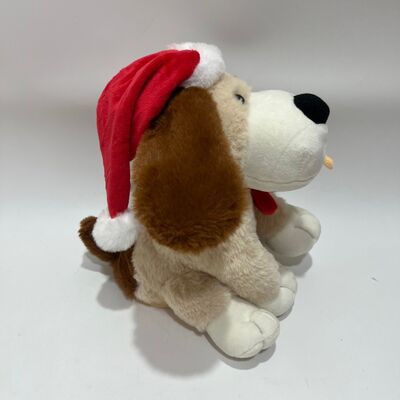 Joli jouet en peluche pour chien dansant avec des fonctionnalités musicales amusantes.