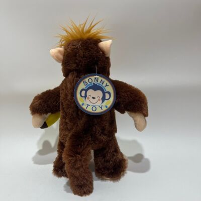 Interactif Banane voleur singe jouet en peluche Réaction émotionnelle poupée gorille Cadeau drôle