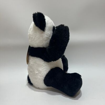 Peluche Panda Interactif Coucou avec Fonction de Répétition et Musique, Jouet Mignon de Cache-Cache Couché