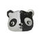 la 2D mémoire de coussin de Flip Sequin Panda Plush Pillow écument 32CM 16 pouces
